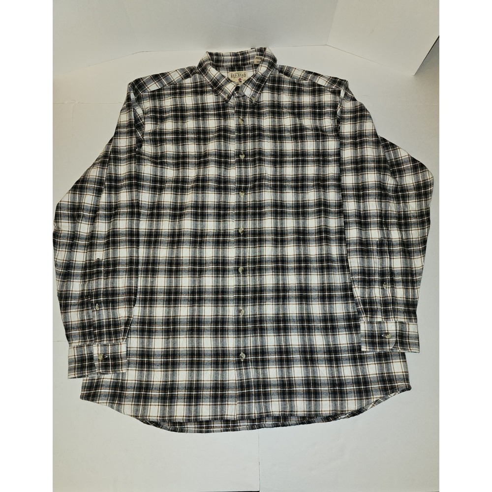 Redhead Men's Plaid Button Up Flannel Shirt, Size 2XLT, ‎ Very Nice!